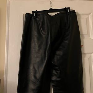 Black leather pants!